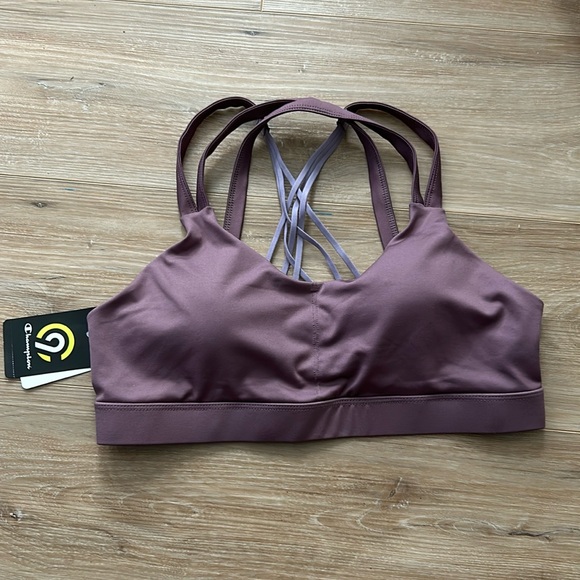 NWT Champion sports bra with crisscross back, medium Support - Picture 1 of 7